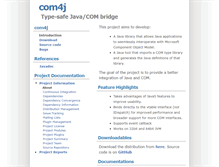 Tablet Screenshot of com4j.kohsuke.org